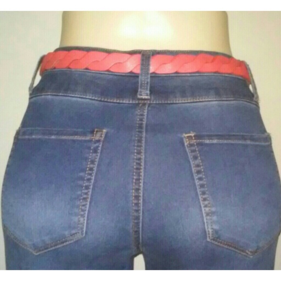 Red & Orange Flat Twist Belt - Picture 3 of 3